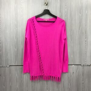 Lilly Pulitzer Emberly Pullover Sweater Hot Pink XS‎ 100% Acrylic Long Sleeve